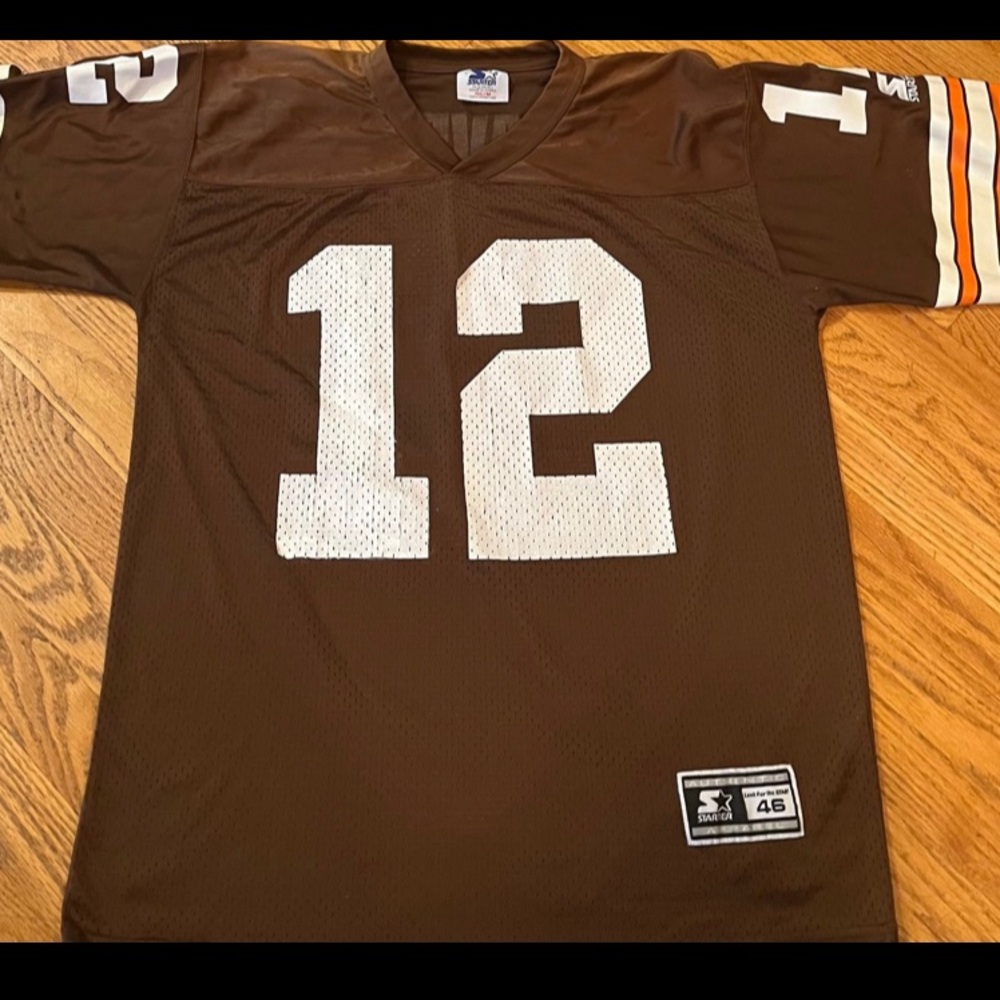 Vinny Testeverde Vintage Starter Browns Mesh Jersey